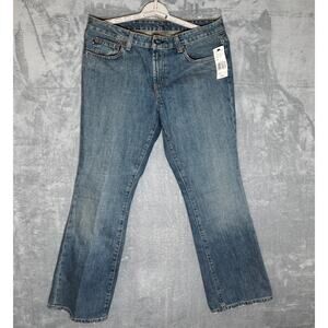 Y2K Polo Jeans Co Ralph Lauren Low Rise Bootcut Jeans 14x32 Vintage